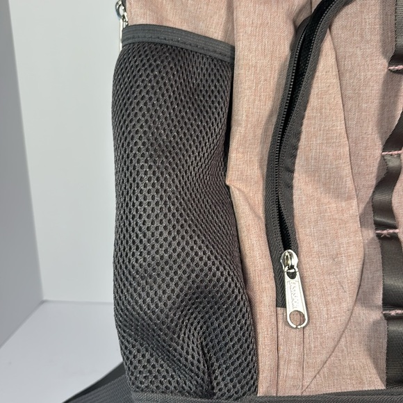 Eastsport Backpack Pink and Gray Great Condition Lots of Storage - Picture 6 of 7